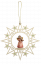 Stern mit Engel und Swarovski Grün
